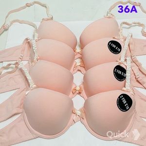 36A - New 4 pcs Next Cotton Shirred Bras